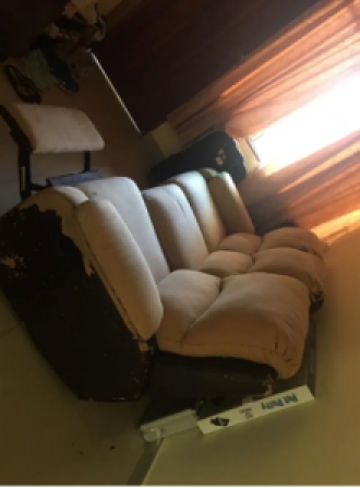 Mueble reclinable 3 cuerpos pelado usado en perfectas condiciones