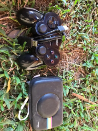 Mando inalambrico y camara Intantanea