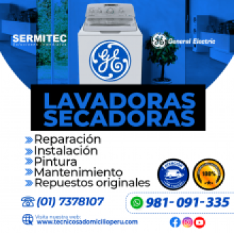 LLAMA AHORA LLAMA YA TECNICOS A DOMICILIO GENERAL ELECTRIC 981091335 MARISCAL CACERES SJL