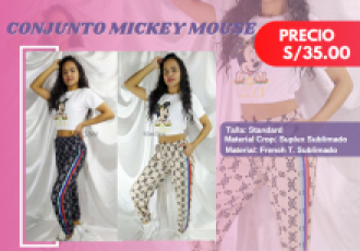 Conjunto Mickey Mouse 