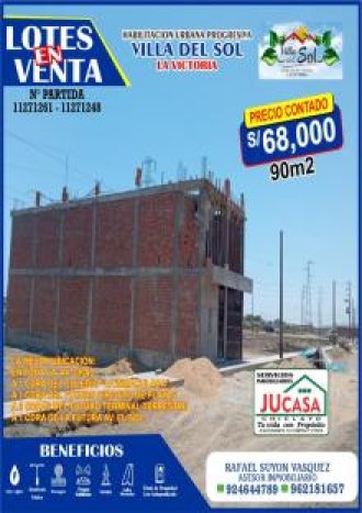 HABILITACIÓN URBANA PROGRESIVA VILLA DEL SOL