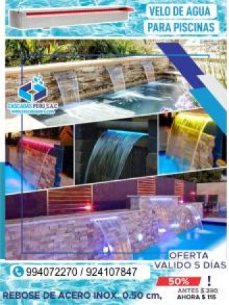 VELO DE AGUA VELO DE AGUA PARA PISCINA VELO DE AGUA PARA HOGARES VELO DE AGUA JARDÍN VELOS