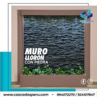 Muro llorón en jardín muro llorón para casa muro lloron interior muro lloron exterior muro lloron cascadas muro lloron en Perú muro lloron con luz muro lloron en piscina precio muro lloron muro lloron para sala