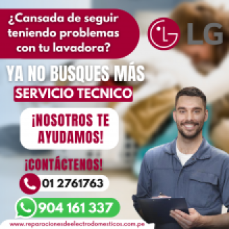 SOLUCIONES INMEDIATAS-REPARACIÓN DE LAVADORAS LG 2761763