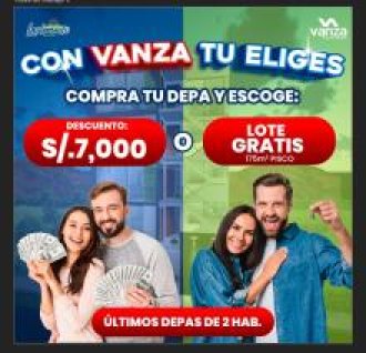SE VENDE DEPARTAMENTOS EN CARAPONGO SANTA CLARA VITARTE