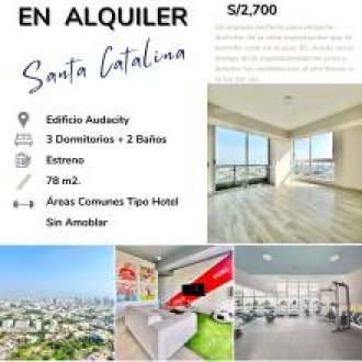 Departamento en Alquiler en Santa Catalina