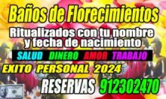 BAÑOS DE FLORECIMIENTO 2024