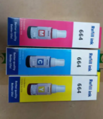 Tinta compatible importada 664 para impresoras epson con sistema continuo