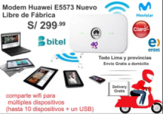 Módem 4G de bolsillo Libre Claro Movistar Entel Bitel con Envío Gratis Provincia