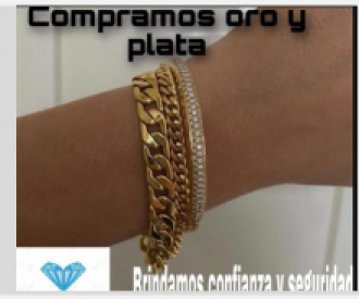 COMPRAMOS JOYAS DE ORO Y PLATA, A UN BUEN PRECIO 