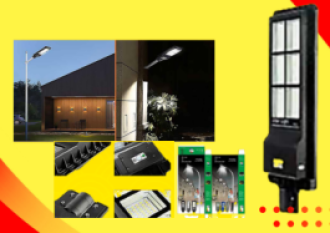 poste de luz solar led