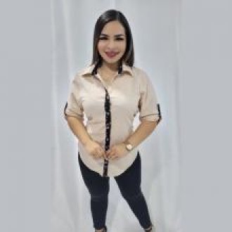 BLUSA EN TELA LINO VARENA