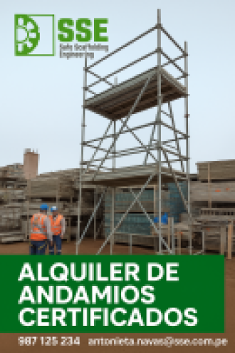 ALQUILER DE ANDAMIOS MULTIDIRECCIONALES CERTIFICADOS 