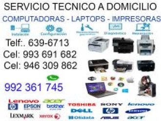 993691682 SERVICIO TÉCNICO DE COMPUTADORAS Y LAPTOPS A DOMICILIO