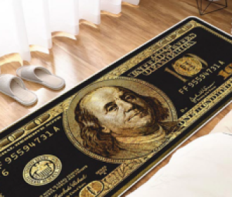 alfombra dolar de bienvenida