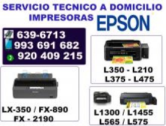 SERVICIO TÉCNICO <993-691-682> Y ASISTENCIA IMPRESORAS EPSON Y HP DOMICILIO REPARACIÓN