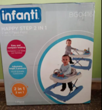 ANDADOR HAPPY STEP MARIPOSAS PINK (USADO)