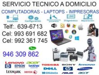 946309862 SERVICIO TÉCNICO DE LAPTOP PCs A DOMICILIO