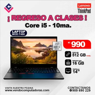 Laptop Lenovo Thinkpad Intel Core i5 - 10ma