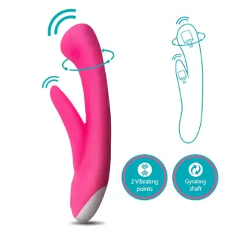 VIBRADOR DOBLE ESTIMULACION PUNTO G CLITORIS- MIRAFLORES 