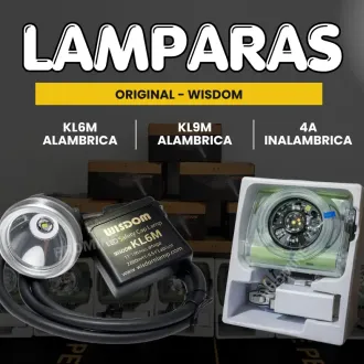 ILUMINACIÓN MINERA DE ALTO RENDIMIENTO LÁMPARA 4A KL9M 