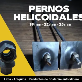 ANCLAJE DE ALTA RESISTENCIA PERNOS HELICOIDALES 22MM