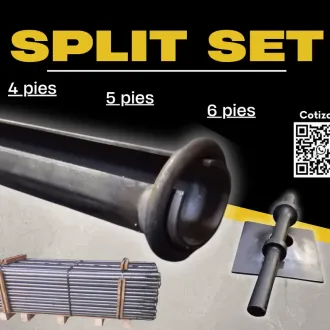 Split Set 4 y 5 pies Anclajes minero - Perno