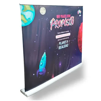 ROLL SCREEN EXTRA WIDE EN LIMA DISPLAY PUBLICITARIO GRAN FOR