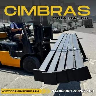 Cimbra en viga H4 Arco minero - Sostenimiento