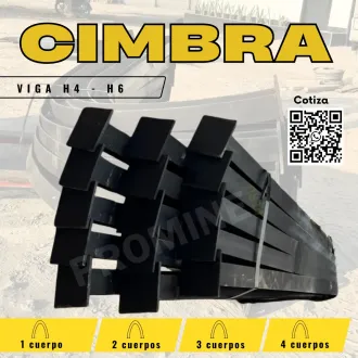 Cimbras en viga H4 Estructura de 2 cuerpos