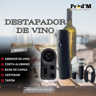 DESTAPADOR DE VINO