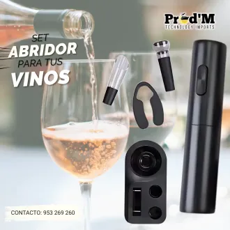 SET ABRIDOR PARA TUS VINOS