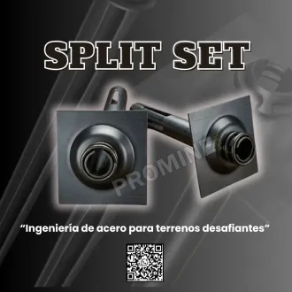 SPLIT SET ANCLAJE INSTANTÁNEO RESPUESTA INMEDIATA