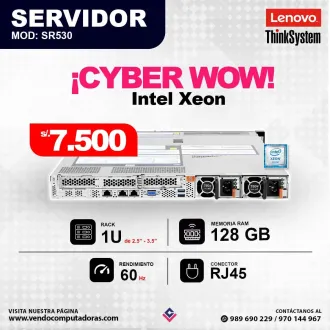 Servidor LENOVO THINKSYSTEM SR530