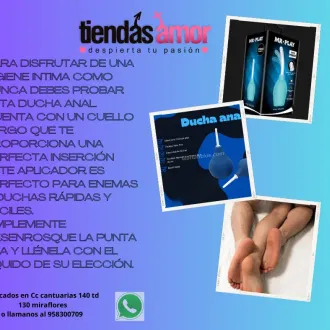 DUCHA ANALES TIENDAS AMOR SEXSHOP MIRAFLORES 958300709 