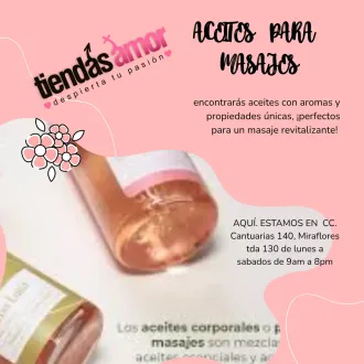 ACEITE PARA MASAJES TIENDAS AMOR SEXSHOP MIRAFLORES 958300