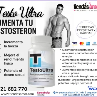 Testo Ultra Potenciador de Testosterona Aumenta el deseo ju