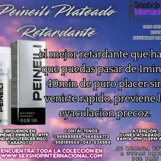 Retardante peineili plateado duracion 40min de placer tarapo