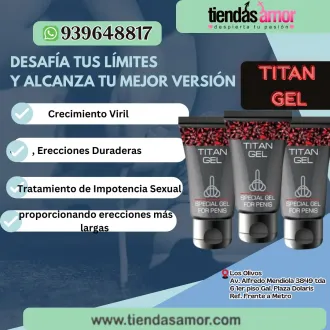 Titan Gel Original Para Hombres 50ml Gel Íntimo Estimulante