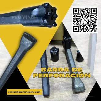Barra Metálica para Sistemas de Perforación - Barreno