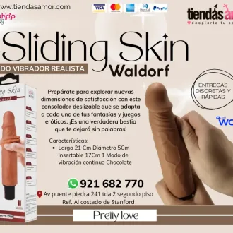 Vibrador Realista Doble Capa Waldorf1 Modo de vibración cont