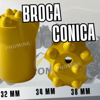 BROCAS CÓNICAS DE ALTO RENDIMIENTO PARA PERFORACIÓN MINERA