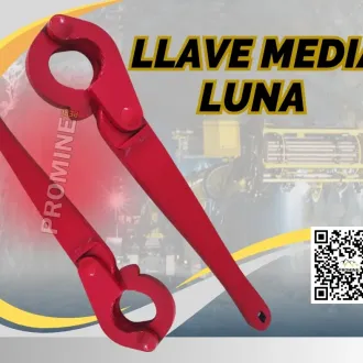 LLAVE MEDIA LUNA PARA AJUSTE DE PERNOS EN MINERÍA