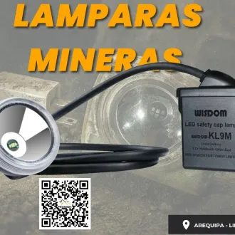 LÁMPARAS WISDOM DE ALTA ILUMINACIÓN Y AUTONOMÍA MINERA