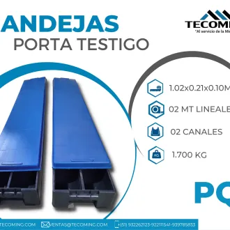 BANDEJAS PORTA TESTIGO - PQ RESISTENCIA Y PROTECCIÓN 
