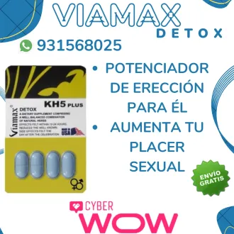VIAMAX DETOX KH5 PLUS ERECCIONES PROLONGADAS SEXSHOP LIMA