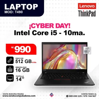 Laptop LENOVO THINKPAD Intel Core i5 - 10ma.