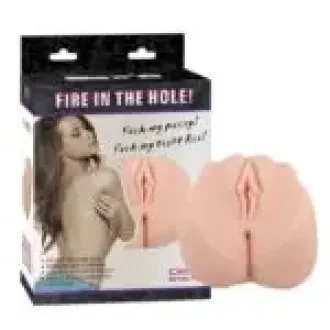 MASTURBADOR VIBRADOR TAMAÑO REAL FUEGO EN ELLA