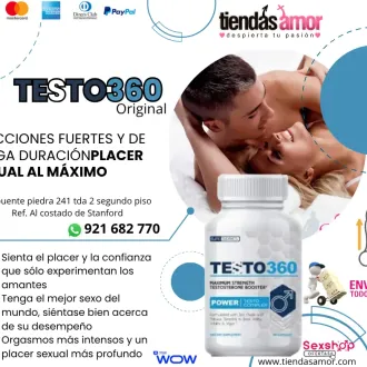 Testo360 Suplemento para aumentar testosterona juguetes lubr