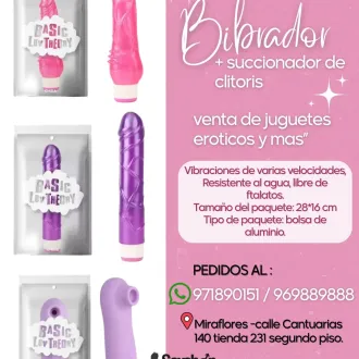 JUGUETES SEXUALES ESTIMULA PUNTO G Y CLITORIS -MIRAFLORES 